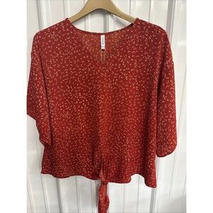 Tie Front Blouse NWT  Size XL
